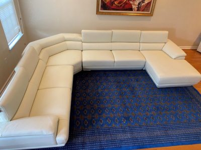 430 Sectional White - Real Life photo