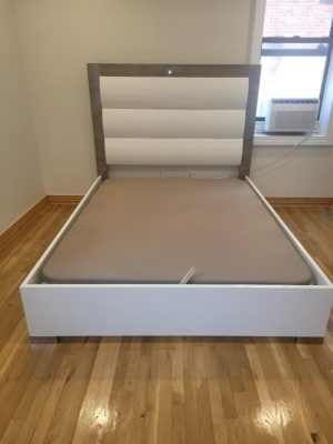 Mangano Bed with storage at customers house