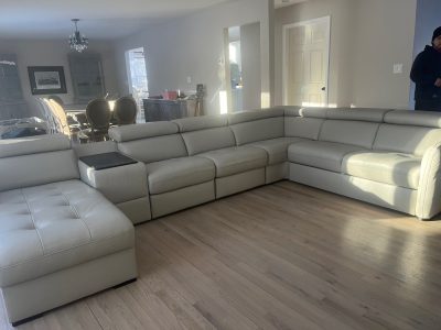 S.O Massimo Sectional at the customer's house